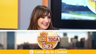 Entrevista mano a mano con Jorgelina Aruzzi en Hoy Nos Toca a las Diez [upl. by Gorges]