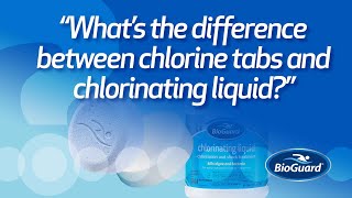 What are the Differences Between Chlorine Tabs and Liquid Chlorine [upl. by Eilrahc508]