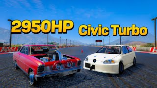 Probamos Un Chevy Clasico Contra El Civic Turbo VTEC Gta Rp [upl. by Jeffry]