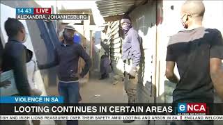 Violence in SA  Law enforcement in Alexandra [upl. by Mancino]