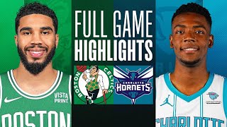 CELTICS at HORNETS  FULL GAME HIGHLIGHTS  April 1 2024 [upl. by Bowie995]