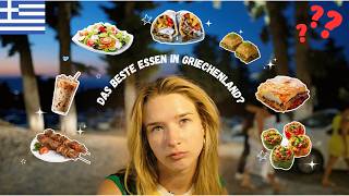 Sie zeigt mir das LECKERSTE Essen in Griechenland  couple amp food vlog ✨ [upl. by Yrrab319]