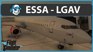 🔴MSFS LIVE  PMDG Boeing 737800  Stockholm Sweden  Athens Greece [upl. by Souvaine]