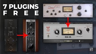 ¡7 PLUGINS GRATIS que DEBES TENER  Sintetizadores Guitarra PreAmp compresor y ecualizador FREE [upl. by Inalem]