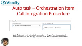 Auto task – Vlocity Orchestration Item  Call Integration Procedure [upl. by Questa977]