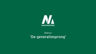 Webinar De generatiesprong [upl. by Iadrahs]