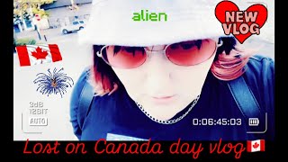 Alien lost on Canada day 🇨🇦💕👽 [upl. by Mcquade160]