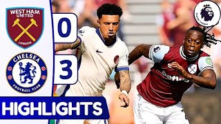 West Ham vs Chelsea 03 All Goals amp Extended Highlights  Premier League 202425 [upl. by Sanburn301]