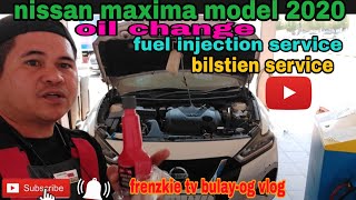 Nissan maxima model 2020 oil change fuel injection servicebilstien servicecomplete guide [upl. by Rehpatsirhc]