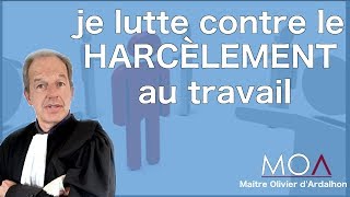 Lutter contre le harcèlement au travail [upl. by Adriana]