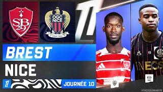 🔴 BREST  NICE  🔴⚪️ Le SB29 avant la Champions League  Objectif Top 5   LIGUE 1  LIVEDIRECT [upl. by Constance]