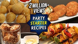 Party Snack Ideas  6 BEST Finger Food Recipes for Party  StartersAppetizers [upl. by Nussbaum]