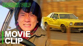 One of Jackie Chans Most Famous Car Stunts  Clip from My Lucky Stars HD [upl. by Ennayelhsa]