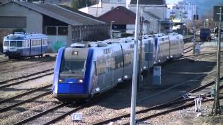 Des trains à Guéret x72500x2200Class 66 [upl. by Anuaek]