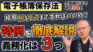 【電子帳簿保存法】義務化！実は骨抜き！？全事業者に義務付けられる「改正 電子帳簿保存法」が本格始動。何をどこまでやらないといけないのか？／電子データの保存、検索要件 [upl. by Renrew128]