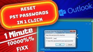 Outlook PST Password  How to reset the password of Outlook PST Hindi Tricky Tips [upl. by Yelsnit466]