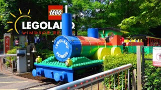 LEGOLAND Express Train Ride at LEGOLAND Windsor [upl. by Timofei424]