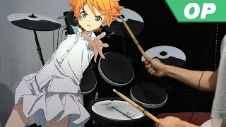 Yakusoku no Neverland Season 2 OP 【Identity】by Kiiro Akiyama  Drum Cover [upl. by Eiramoj]