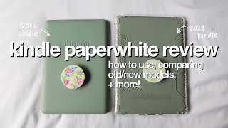 kindle paperwhite 2022 upgrade review  how it works  kindle unlimited [upl. by Sheets]