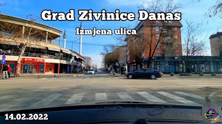 Grad Zivinice izmjena ulice u dvosmjernu pogledajte 14022022 [upl. by Aimas]