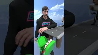 OHIO MrBeast  Cameraman amp Skibidi Jumping over Open Bridge into a Gigantic Toilet shorts [upl. by Soble993]