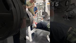 15 Year Old’s 315 Bench Press 💀🫣 [upl. by Gordie]