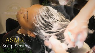 Getting Salon Quality 4C Hair Wash at Home No Talking  ASMR [upl. by Kirch]