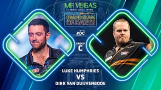 PDC Grand Slam of Darts 2023 11 13  Luke Humphries vs Dirk van Duijvenbode  HUN [upl. by Anawqahs433]