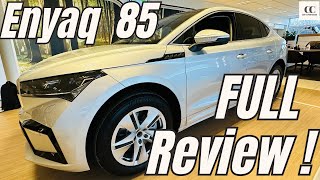 Skoda Enyaq 2024  85 Coupe  Find out All about it  Full Indepth Review  Car Copenhagen [upl. by Hunfredo280]