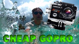 Cheap Gopro  Campark 4k 30fps Sports Camera Review [upl. by Michi]