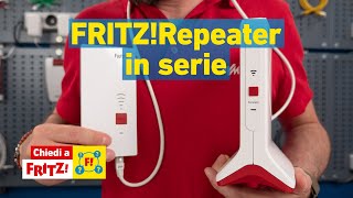 FRITZRepeater in serie  Chiedi a FRITZ 01 [upl. by Aihtnamas921]