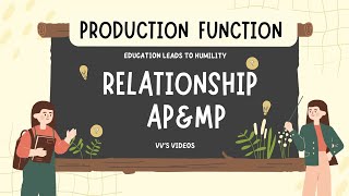 II Relationship between AP and MP ll Class 11 II Lecture 62 [upl. by Kobe]