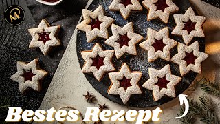 Das beste Spitzbuben Rezept  Plätzchen in Perfektion  Weihnachtskekse selber backen ✨ [upl. by Hartley]