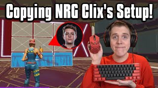 Trying NRG Clixs Setup In Arena  Fortnite Battle Royale [upl. by Salakcin]