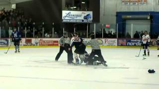 David Mitchell  Tracadie Sheila  vs Armel Duguay  Lameque  28 Decembre 2012 [upl. by Irok798]