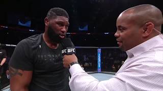 UFC Nashville Curtis Blaydes Octagon Interview [upl. by Beck]