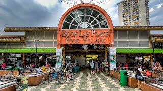 Boon Lay Place Food Village  Singapore Hawker foodies Virtual tour [upl. by Alithea]