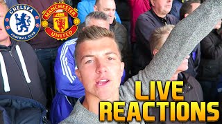 CHELSEA vs MANCHESTER UNITED INSANE LIVE REACTIONS [upl. by Esilec]