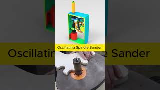 Oscillating Spindle Sander engineering cad machine solidworks 3dprinting mechanicalengineering [upl. by Llemert]