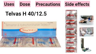 Telvas h 40125 tablet uses dose side effects price in hindi [upl. by Hteboj]