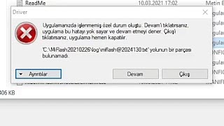 MiFlash Tool Uygulamanızda İşlenmemiş Özel Durum Oluştu Hatası Çözümü  MiFlash Tool Error Fix [upl. by Ahselet880]