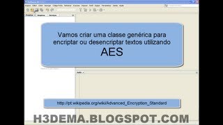 Criptografia AES com Java [upl. by Retsel]