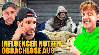 INFLUENCER wie LukasBS nutzen OBDACHLOSE aus [upl. by Kelleher911]