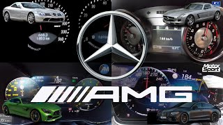 Mercedes SLR McLaren vs SLS AMG vs AMG GT R vs AMG GT63 Acceleration Battle  0100 [upl. by Oreves]