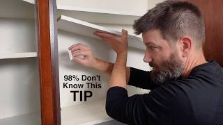 How To Remove and Adjust Cabinet Shelves Like A Pro [upl. by Bez]