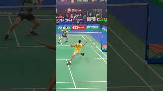 Good rally India open semi badminton [upl. by Odnomra]