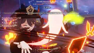 C1 Hu Tao with Xilonen COOKS Abyss ft Arlecchino Overload Genshin Impact 51 [upl. by Haorbed]