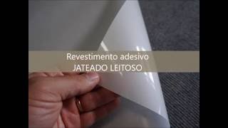 Adesivo Jateado Leitoso para vidros [upl. by Lucretia]