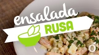 Ensalada Tipo Rusa  Russian Salad  kiwilimon [upl. by Altheta]