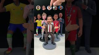 Meet the Wobble Head Squad ：Neymar Taylor Swift Xavi Ronaldo amp Mr Bean [upl. by Bartram]